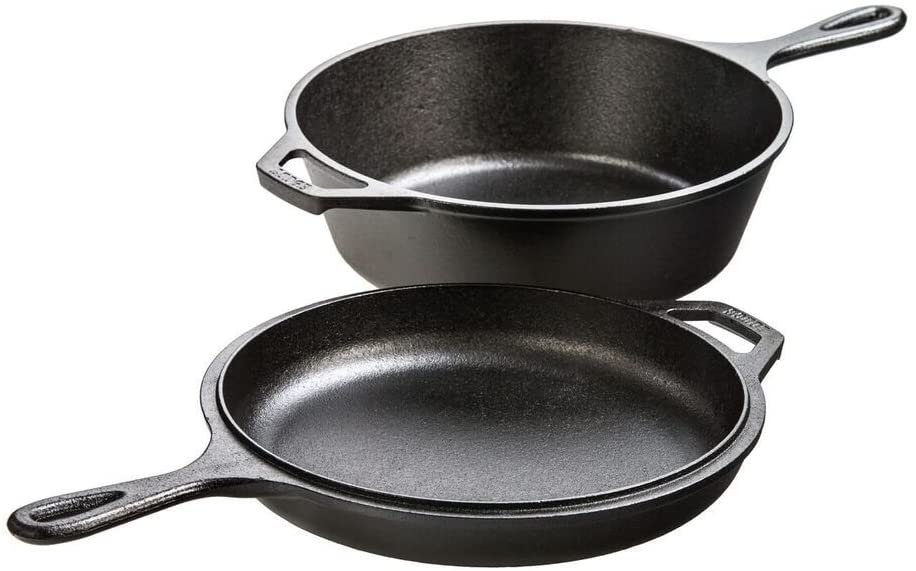 Save 40% on the Lodge Cast Iron 5-Piece Cooking Bundle