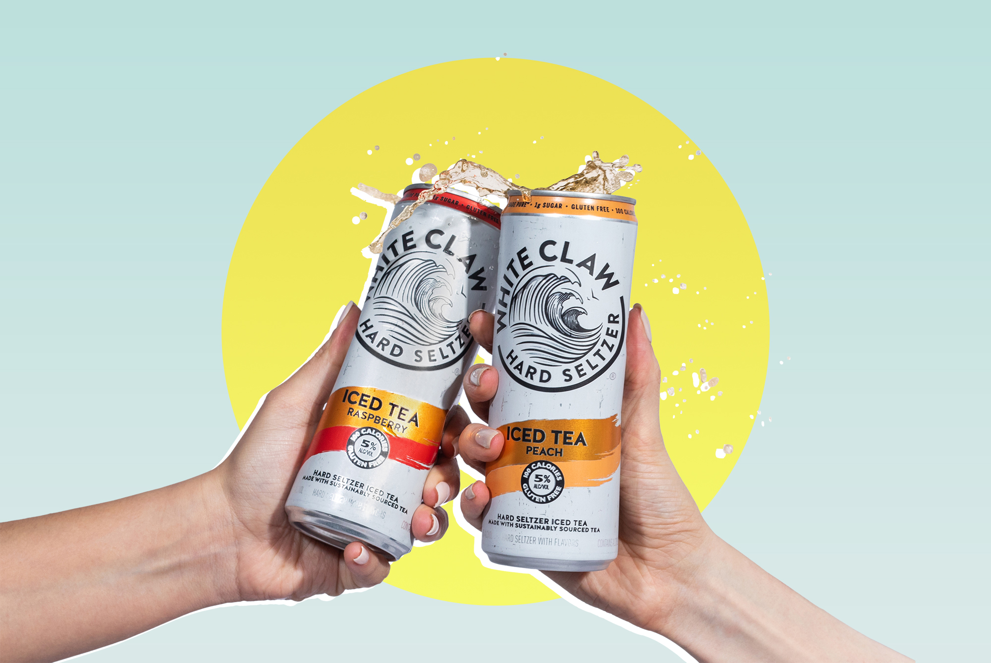 White Claw Hard Seltzer Lot of Four (4)12 oz Can Koozies New From  Distributor