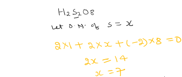 what-is-the-oxidation-number-of-sulphur-in-h2s2o8-brainly-in