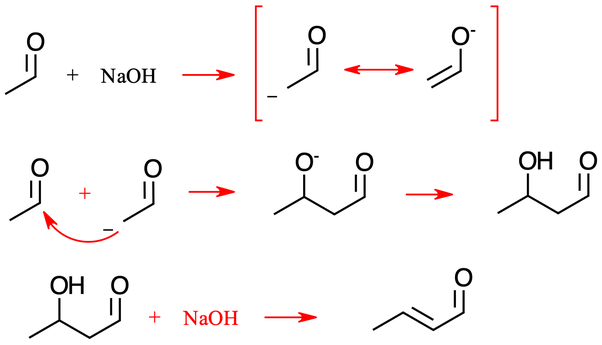 How Does Acetaldehyde React With Sodium Hydroxide Base Echemi