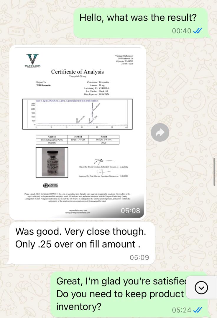 Shop Hot Sale Selank 5mg 10mg Vial Weight Loss with Third Party Test Report Melanotan II Selank Adipotide Mots-C P21 Epithalon-Detailed Image 13