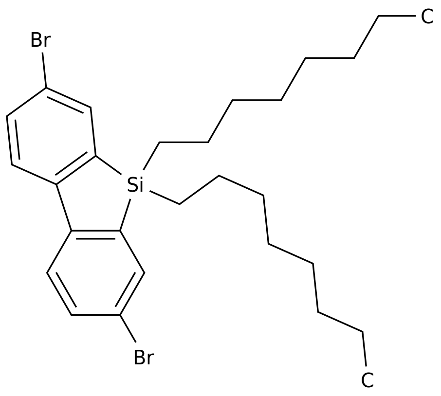 2,7-Dibromo-9,9-dioctyl-9H-9-silafluorene