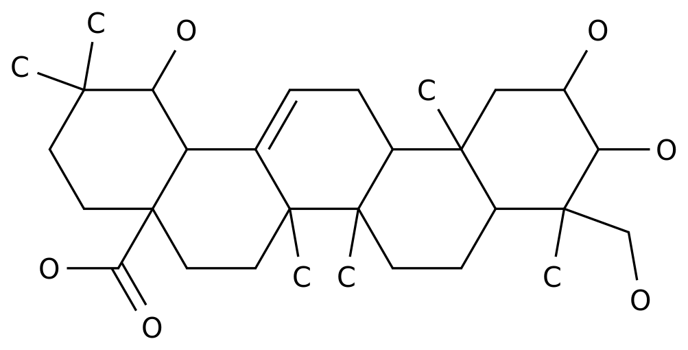 2alpha,19alpha,23-Trihydroxyoleanolic acid1KG