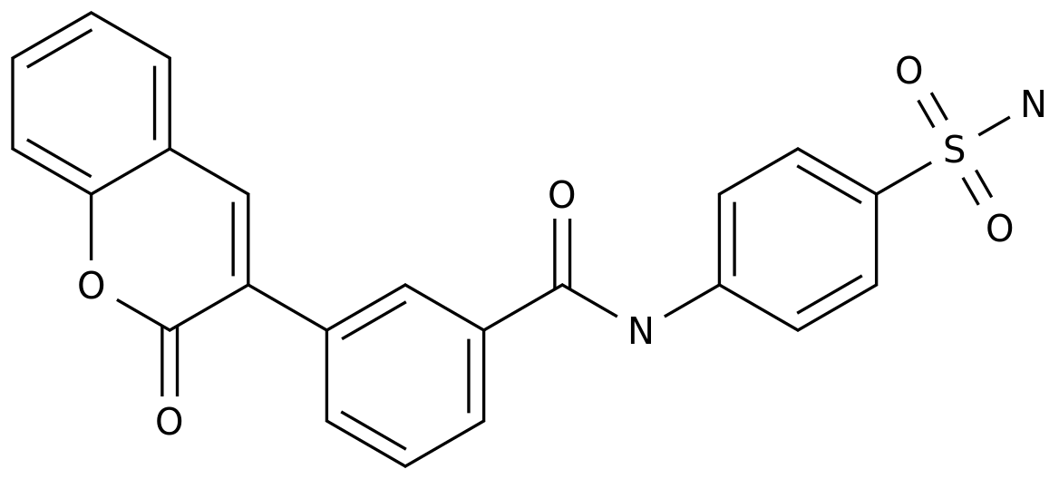 3-(2-oxochromen-3-yl)-N-(4-sulfamoylphenyl)benzamide