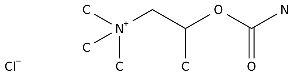 carbamyl-B-methylcholine chloride 590-63-6