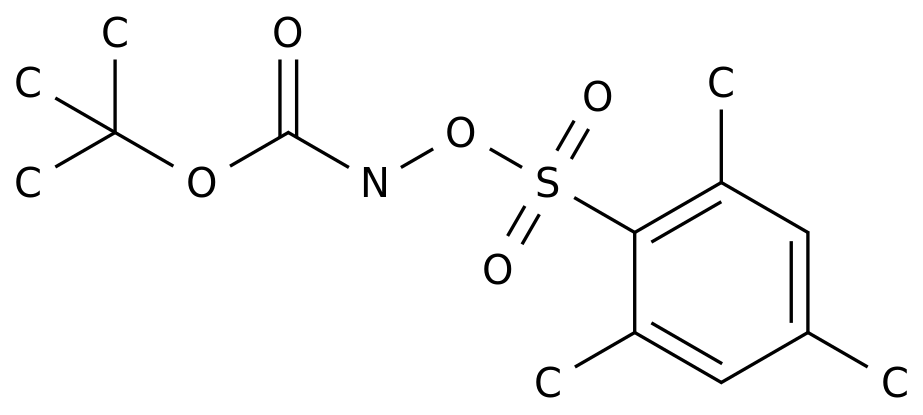 N-Boc-O-2,4,6-trimethylbenzenesulfonylhydroxylamine36016-39-4