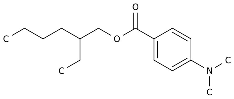 2-ethylhexyl 4-(dimethylamino)benzoate EHA