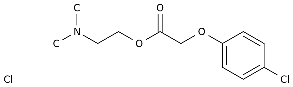 meclofenoxate hydrochloride 3685-84-5