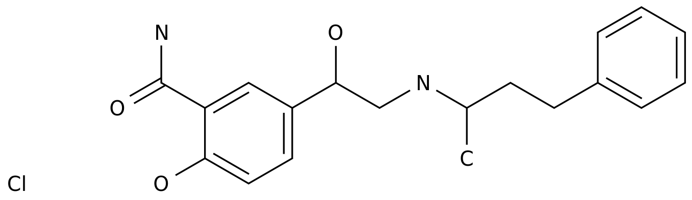 Labetalol hydrochloride -  2-Hydroxy-5-[1-hydroxy-2-[(1-methyl-3-phenylpropyl)amino]ethyl]benzamide  hydrochloride, Labetalol hydrochloride