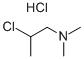 1-Propanamine,2-chloro-N,N-dimethyl-, hydrochloride (1:1)