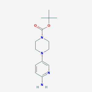 4-(6-Aminopyridin-3-yl)piperazine-1-carboxylic acid tert-butyl ester