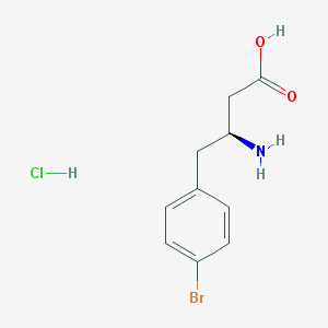Benzenebutanoic acid, b-amino-4-bromo-, (bS)-