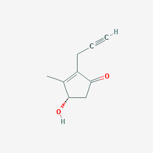 (S) 4-hydroxy-3-methyl-2-prop-2-ynylcyclopent-2-en-1-one