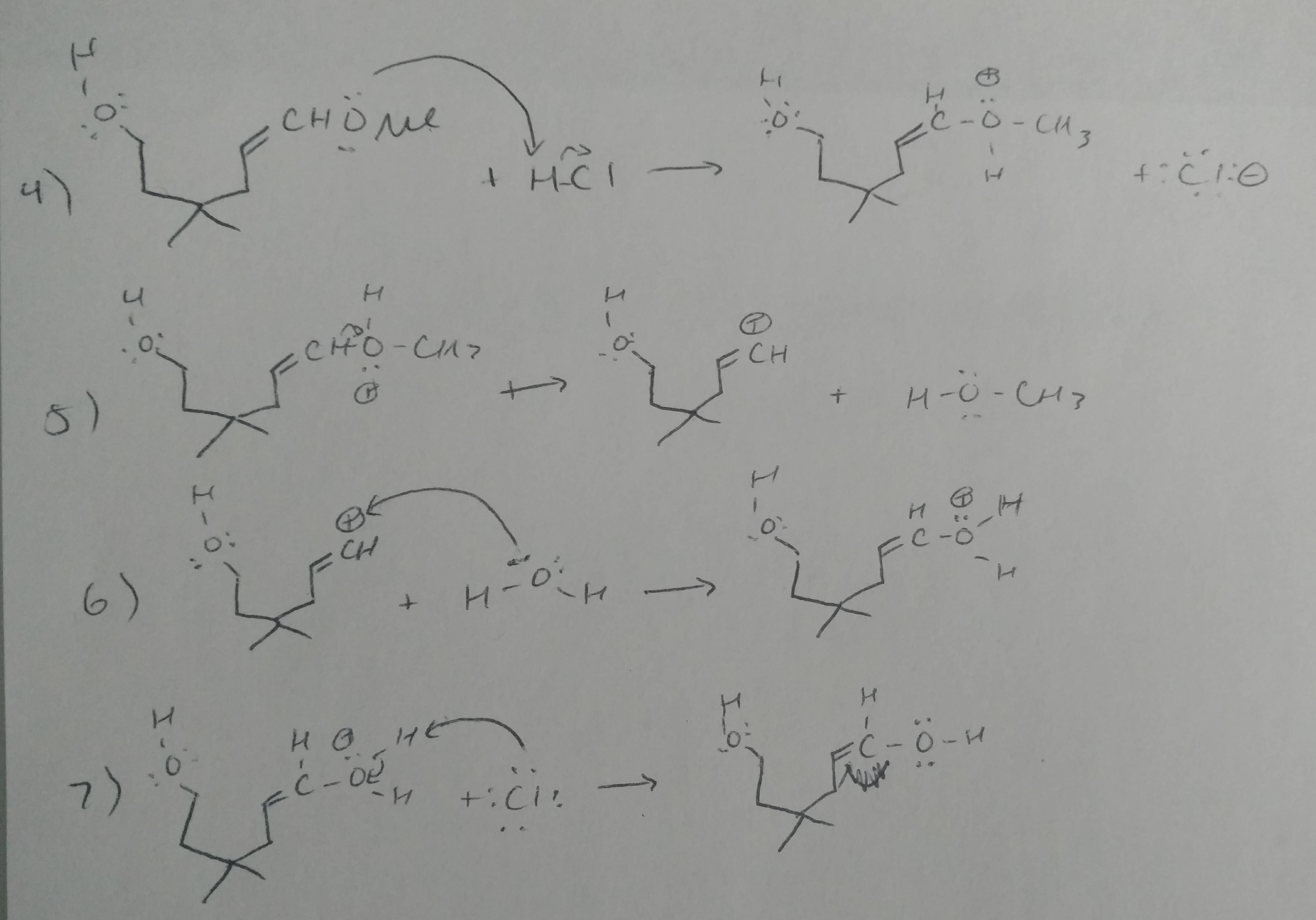 Mechanism for hydrolysis of enol ether to aldehyde - ECHEMI