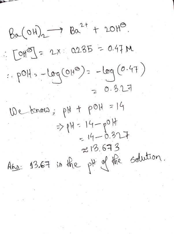 What is the pH of 0.0001 mole of MG(OH) 2? - ECHEMI