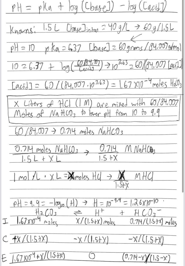 Diprotic Acid Titration problem. ECHEMI