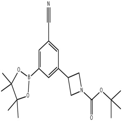 Tert-butyl 3-(3-cyano-5-(4,4,5,5-tetraMethyl-1,3,2-dioxaborolan-2-yl)phenyl)azetidine-1-carboxylate