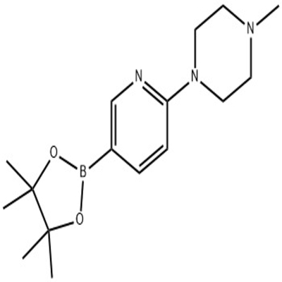 1-METHYL-4-[5-(4,4,5,5-TETRAMETHYL-1,3,2-DIOXABORALAN-2-YL)PYRIDINE-2-YL]PIPERAZINE