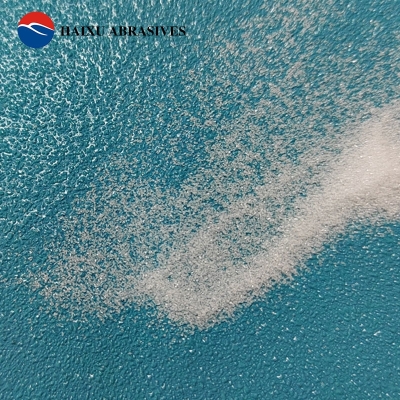 0.1-0.2mm white aluminum oxide anti-skip aggregate 99% sand & powder F8-F220 HAIXU Abrasives