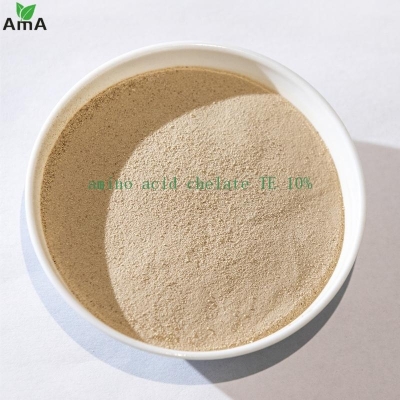 Fe Zn Cu Mn B Mo chelate Amino acid fertilizer  35% light yellow powder AA-Ca Mg Zn B shihong