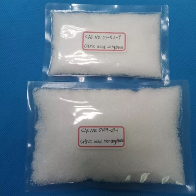 Citric Acid CAS 77-92-9, 5949-29-1 Monohydrate and Anhydrous