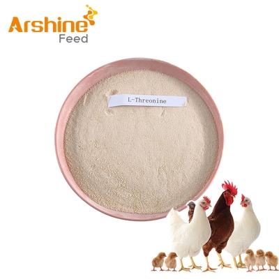 L-Threonine 98.5% White or brown powder, odorless or micro distinctive smell.  Arshine