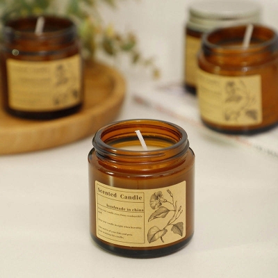 Hot-selling Handmade Bar atmosphere decoration jars for private label candles jars