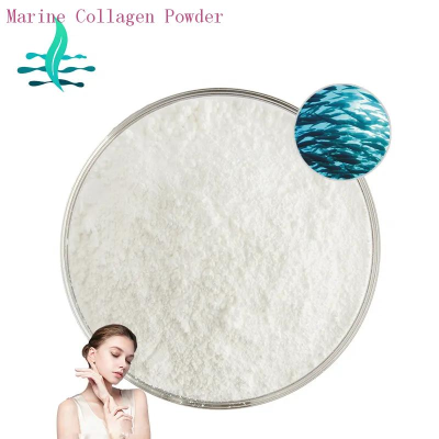 Health Bulk Pure fish collagen peptide powder Fish Collagen Powder 98%  White Powder  LanShan