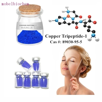 Copper Tripeptide-1 Cas  89030-95-5 copper peptide Ghk cu Powder  for anti aging