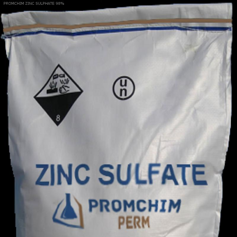 Buy Zinc Sulfate Heptahydrate 98 White crystalline powder by Promchim