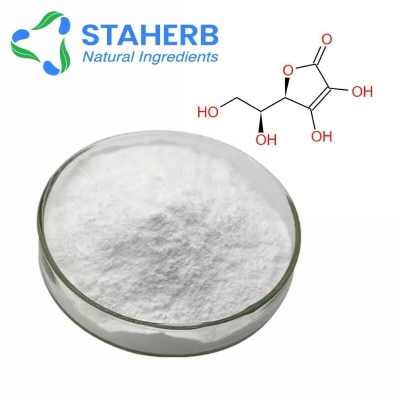 Staherb factory supply Natural Ascorbic Acid 98% Vitamin C Powder Cas No. 50-81-7