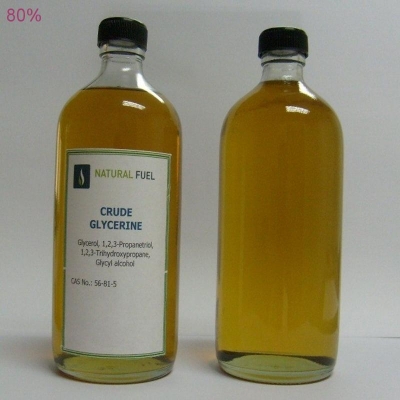 Crude Glycerine 80% Min Liquid, Dark yellow liquid