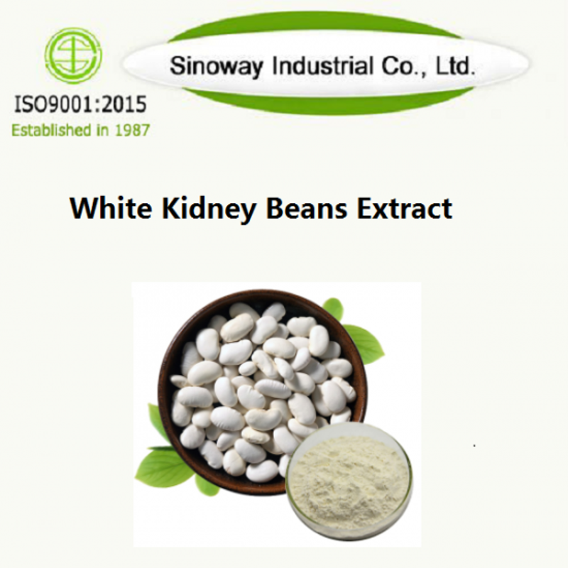 Buy White kidney bean extract 75 White powder Sinoway Food Grade