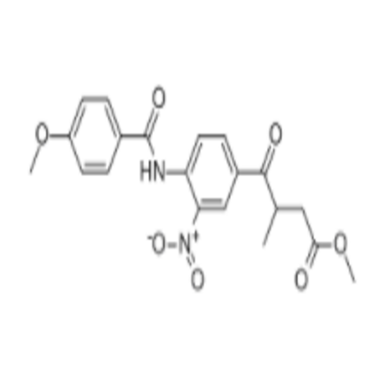 METHYL 4-(4-[(4-METHOXYBENZOYL)AMINO]-3-NITROPHENYL)-3-METHYL-4-OXOBUTANOATE,CAS:74149-72-7