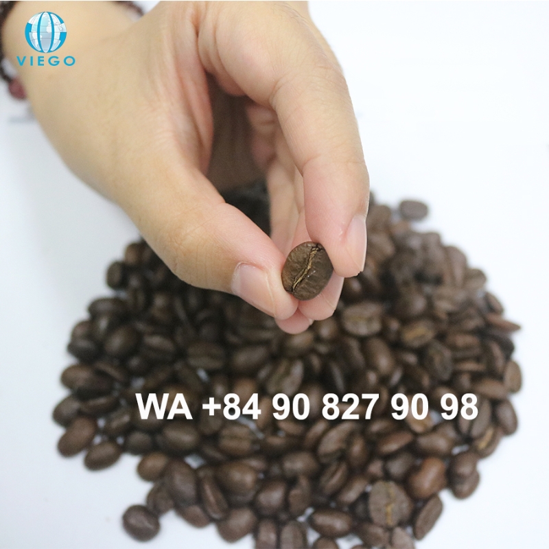 Robusta roasted beans S16,18, Clean, Grade 1 - Viego Global - +84 90 827 9098