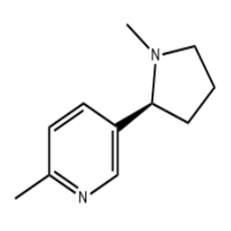Pyridine, 2-methyl-5-[(2S)-1-methyl-2-pyrrolidinyl]-, CAS:13270-56-9