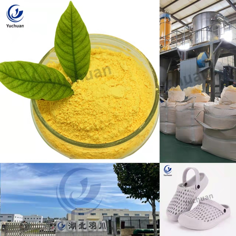 Azodicarbonamide Chemical Additive Powder AC Foaming Agent Manufacture AC7000 for PVC Shoe Sole CAS NO. 123-77-3