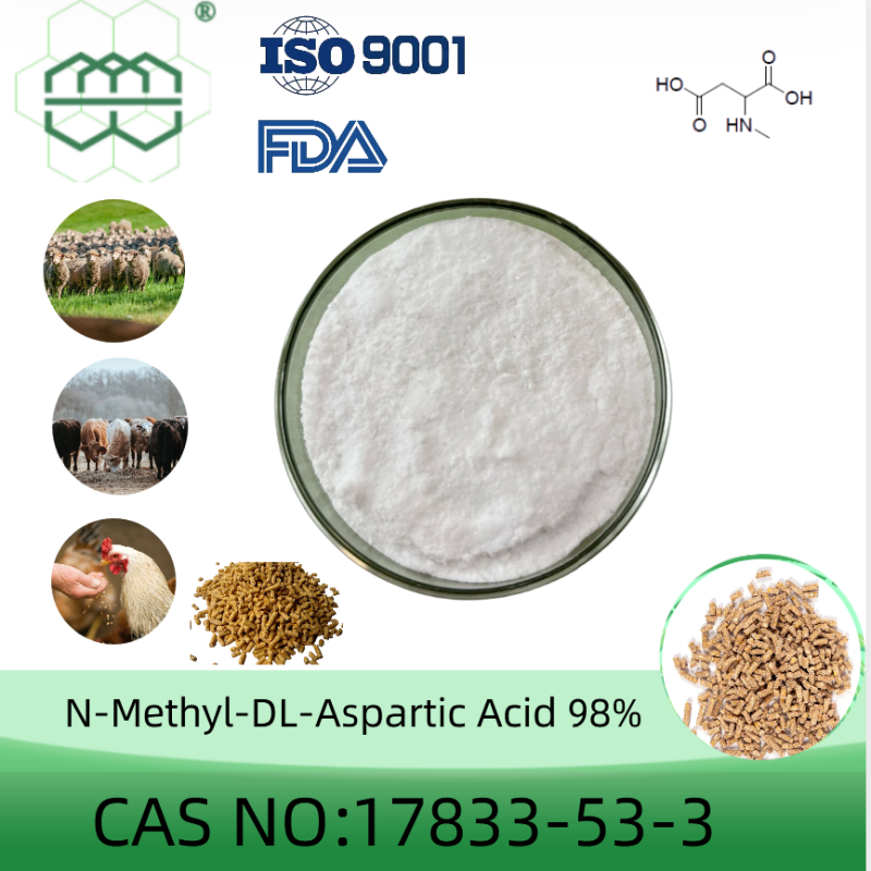 N-Methyl-DL-Aspartic Acid (NMA) Powder Manufacturer CAS No.: 17833-53-3 98.0% Purity Min. For Supplement Ingredients