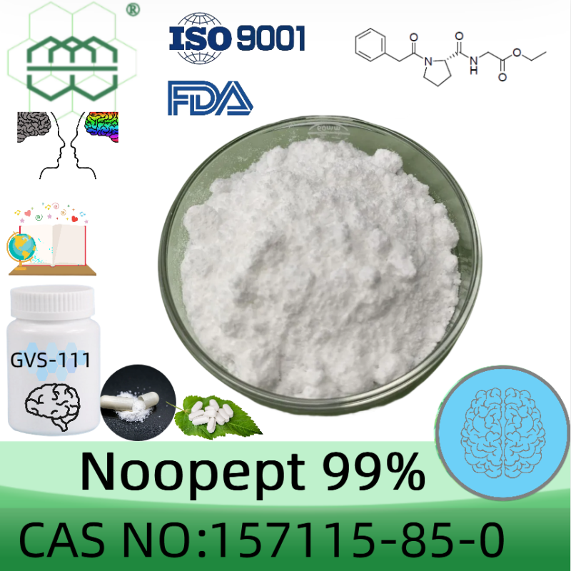 Noopept (GVS-111;Omberacetam) powder manufacturer CAS No.: 157115-85-0 99%  purity min. for supplement ingredients