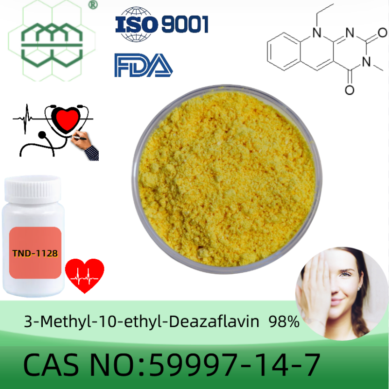 3-Methyl-10-ethyl-Deazaflavin powder manufacturer CAS No.: 59997-14-7  98%  purity min. for supplement ingredients