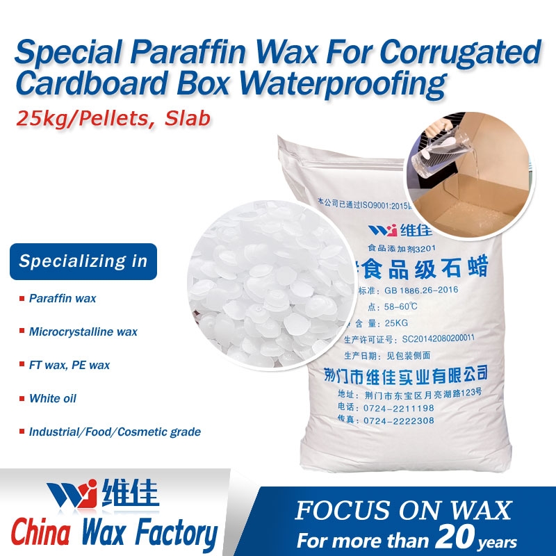 Special Paraffin Wax For Corrugated Cardboard Box Waterproofing