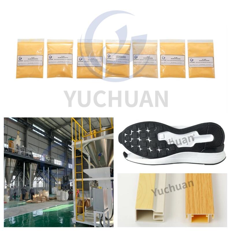 wholesale 99% High purity Azodicarbonamide Yellow Powder ADCA Foaming Agent Manufacture for PVC Shoe Sole CAS NO. 123-77-3 EVA 123-77-3