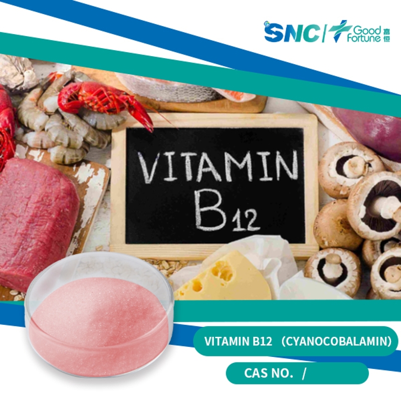 Vitamin B12(Cyanocobalamin)  Dark red crystal or Crystalline Powder  SNC | Good Fortune