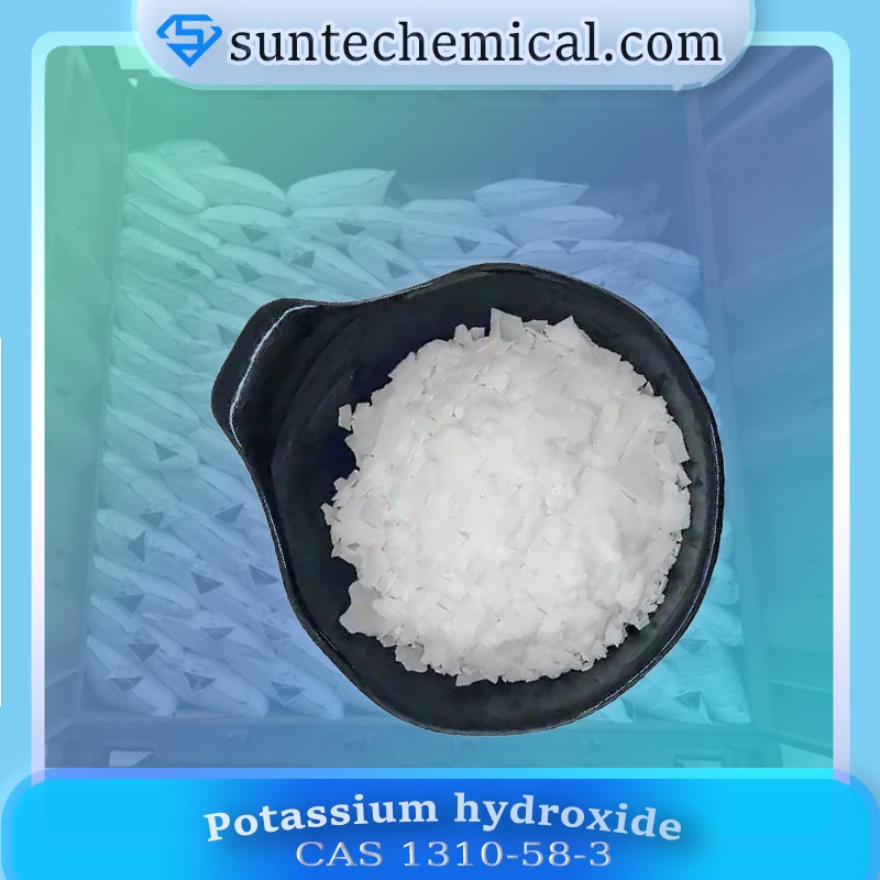 Potassium hydroxide 90% flake powder KOH CAS 1310-58-3