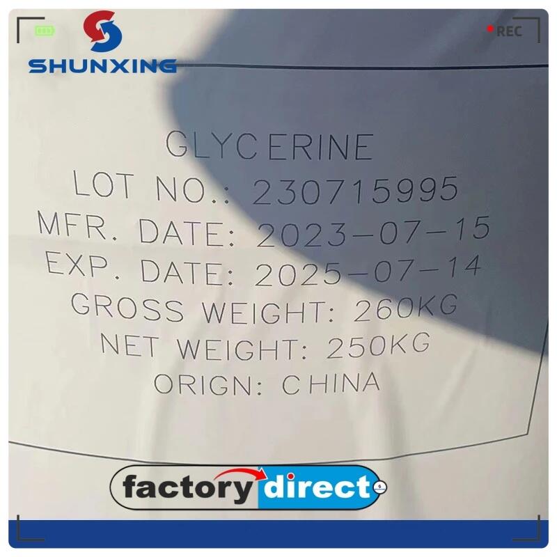 Best Price Glycerol/Glycerine/Glycerin 99.5% CAS 56-81-5 for Cosmetics/Detergent from Top factory for Sale