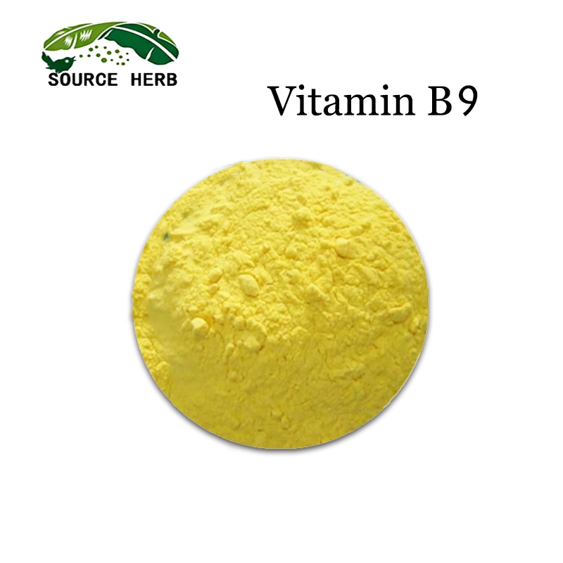 Factory Supply Food Grade CAS 59-30-3 Folic Acid Powder Vitamin B9 97%