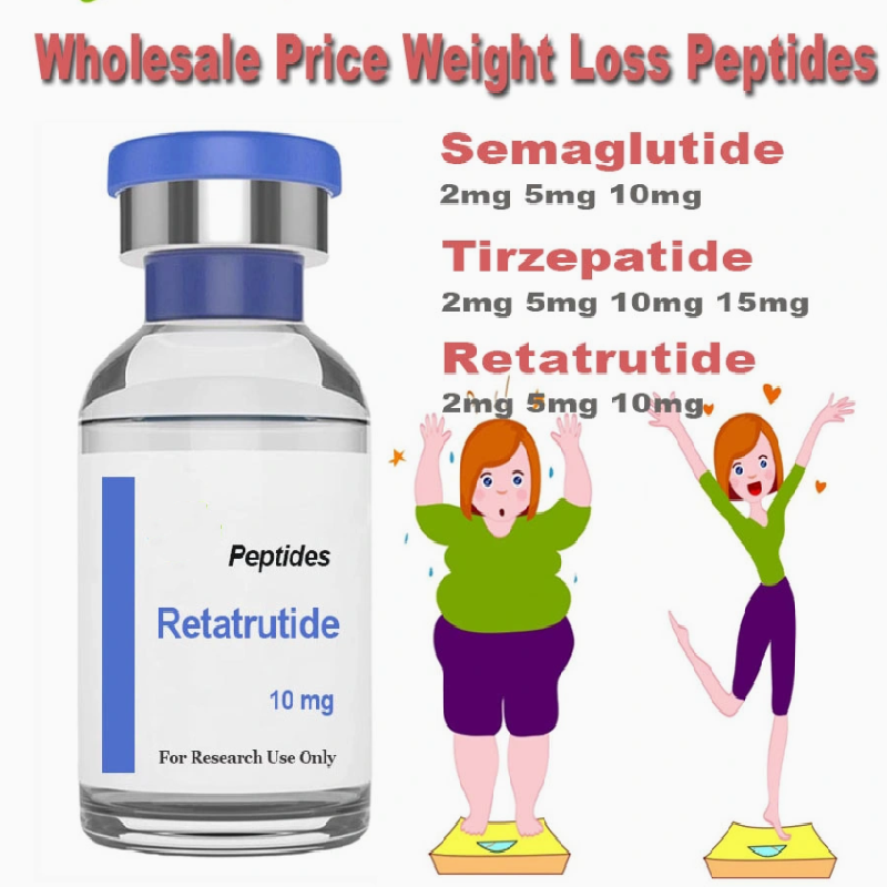 GLP1 100% Good Feedback Retatrutide weight loss 10/12/15mg Retatrutide CAS 2381089-83-2  99% and above purity