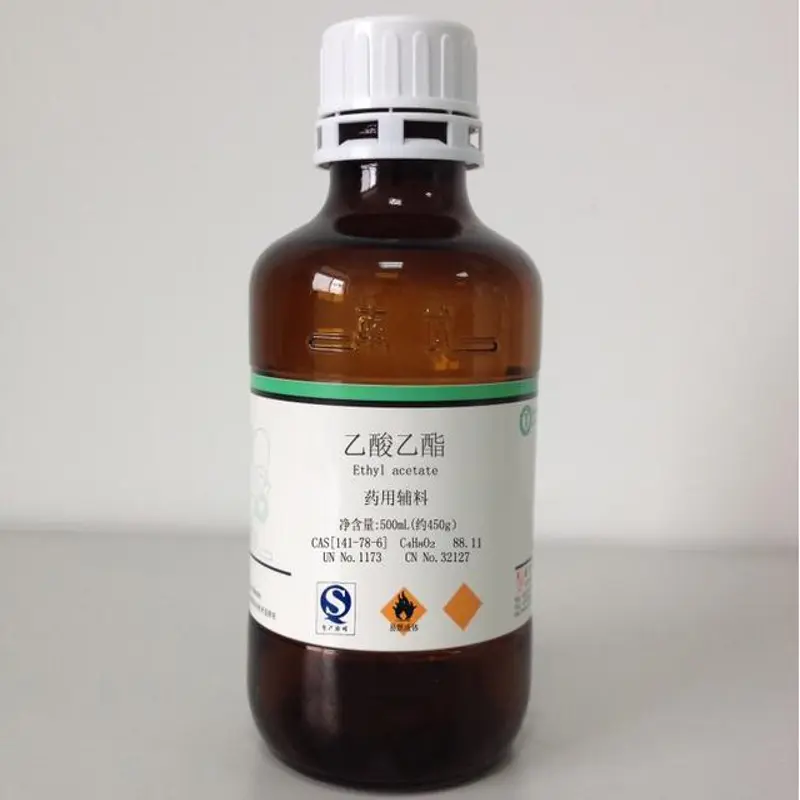 Ethyl acetate, Acetic acid ethyl ester, 141-78-6, C4H8O2 Standard CAS 141-78-6 with Safe Delivery and in Large Stock