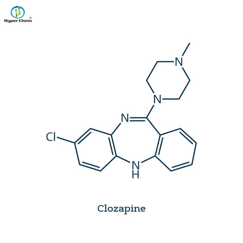 High Quality EP Standard Clozapine Raw Material Powder CAS 5786-21-0 with safe delivery and best price