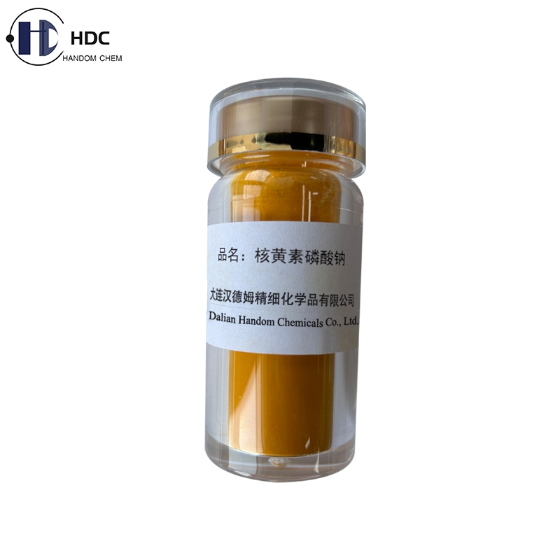 China origin best quality Riboflavin Sodium Phosphate/Riboflavin-5-phosphate yellow to orange yellow crystalline powder HDC-RSP-001, CAS No.: 130-40-5